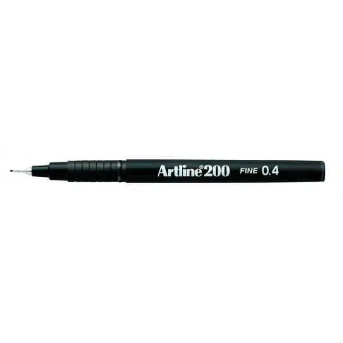 Artline 200 Fineliner 0.4 Keçe Uçlu Yazı Kalemi Siyah