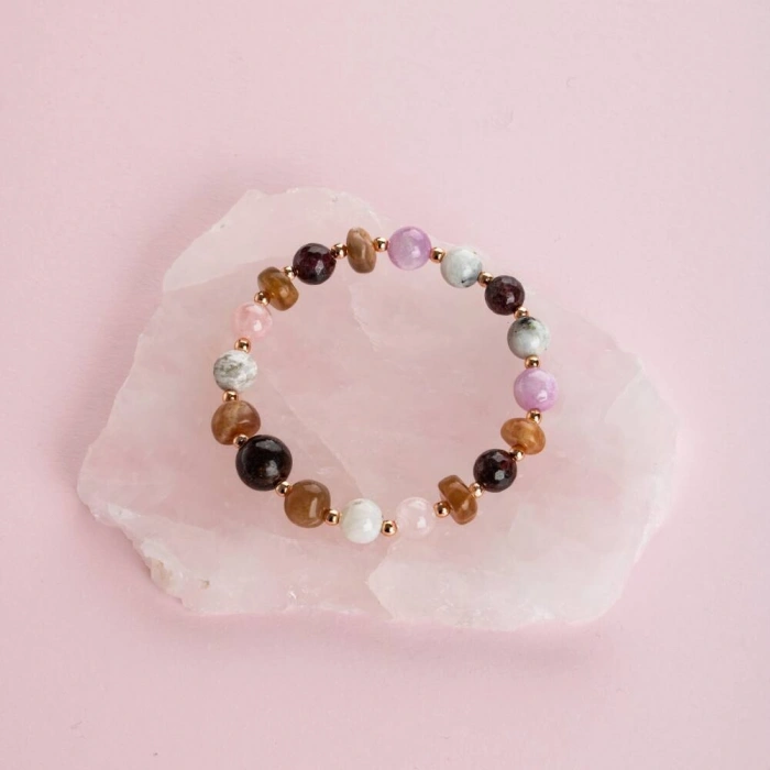 Aşk Doğal Taş Bileklik