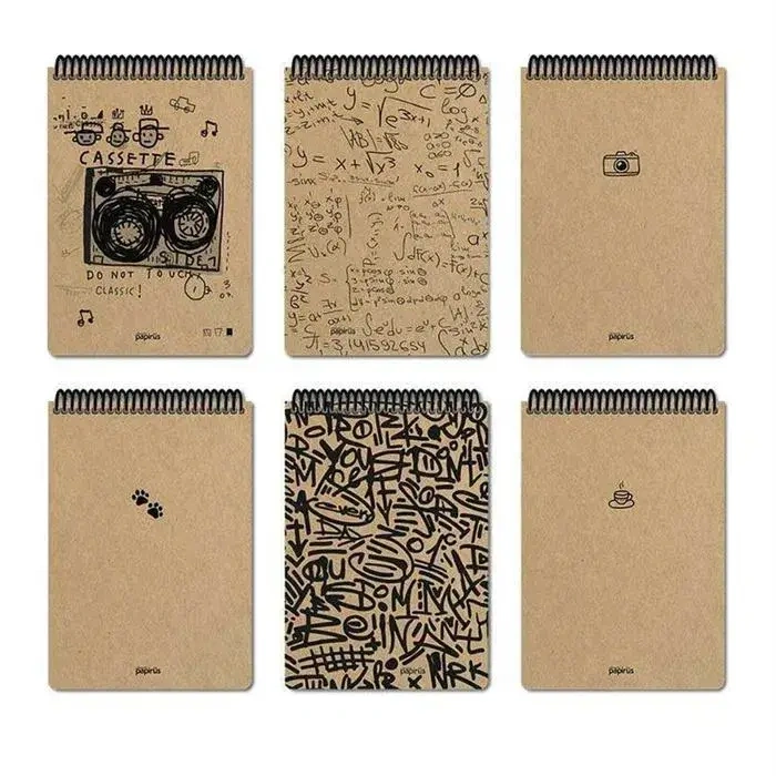 Atlas Papirüs Kraft Çizgisiz 80 Yp 14x19 Sert Kapak