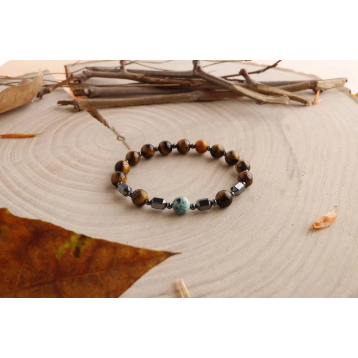 Baltazar, Kaplan Gözü, İspanyol Varisit Doğal Taş Bileklik