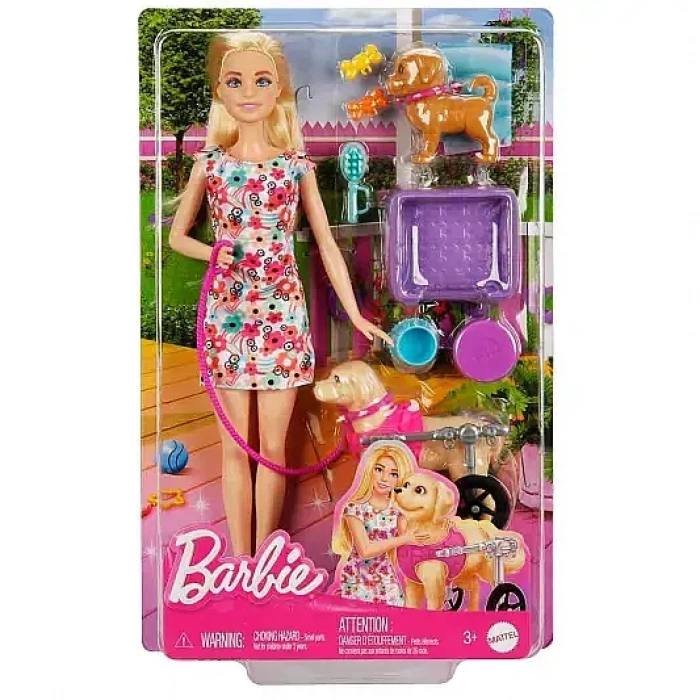 Barbie Engelli Köpeği Oyun Seti