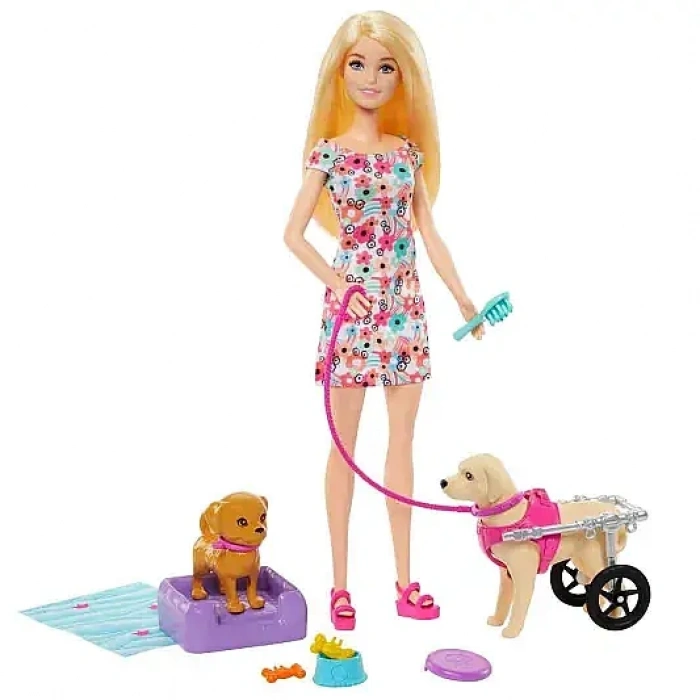 Barbie Engelli Köpeği Oyun Seti
