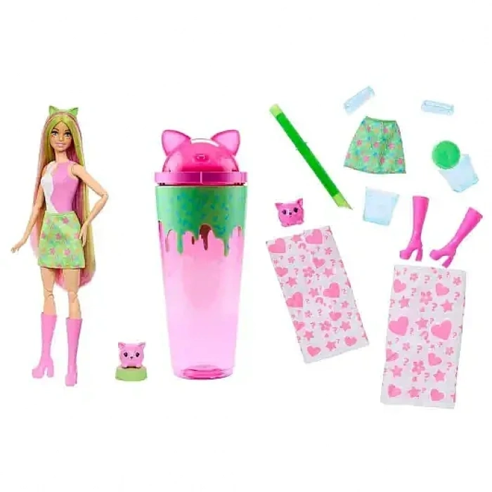 Barbie Pop Reveal Shake Serisi Pembe Kedi