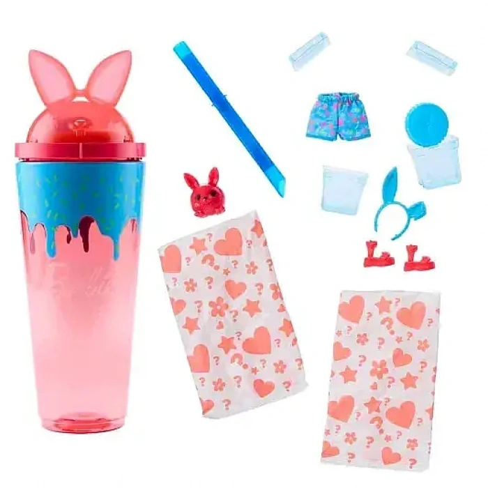 Barbie Pop Reveal Shake Serisi Turuncu Tavşan