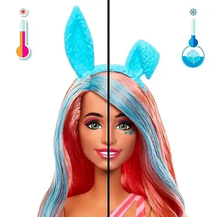 Barbie Pop Reveal Shake Serisi Turuncu Tavşan