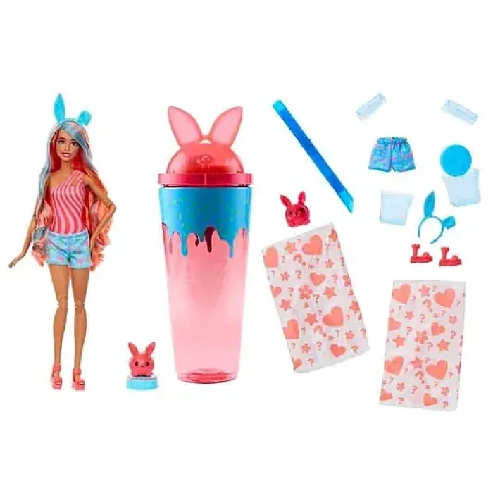 Barbie Pop Reveal Shake Serisi Turuncu Tavşan