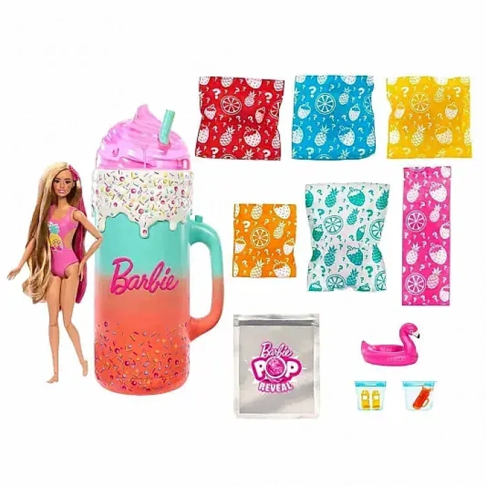 Barbie Pop Reveal Sürpriz Bardak Oyun Seti
