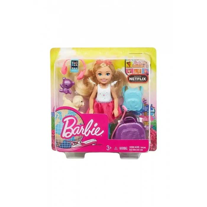 Barbie Seyahatte Chelsea Bebek Ve Aksesuarları