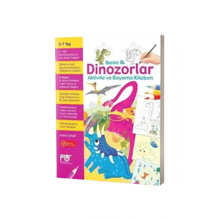 Benim İlk Dinozorlar Aktivite ve Boyama Kitabım