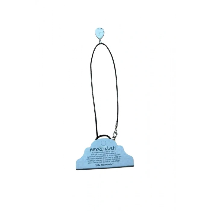 Beyaz Havlit Doğal Taş Kolye