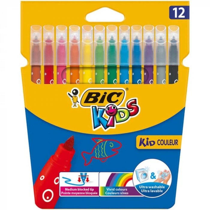 Bic Kids Color Keçeli Boya Kalemi 12 Renk 9202937