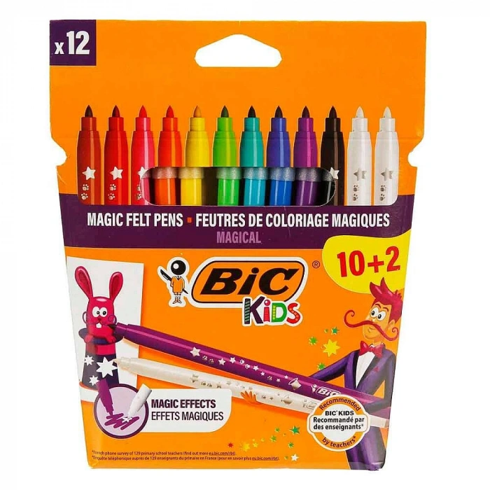 Bic Kids Colour Magic Eraser 12 Renk