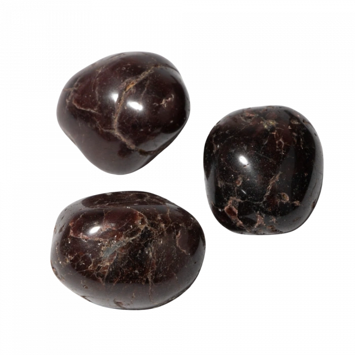 Bordo Granat Lal Doğal Taş Tımbıl El Taşı