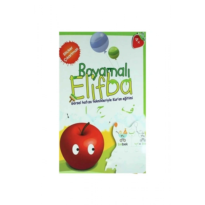 Boyamalı Elifba Sticker Çıkartmalı 4+ Yaş