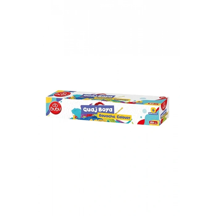 Bu Bu Guaj Boya 6 Renk Birleşik Pot 20 ml