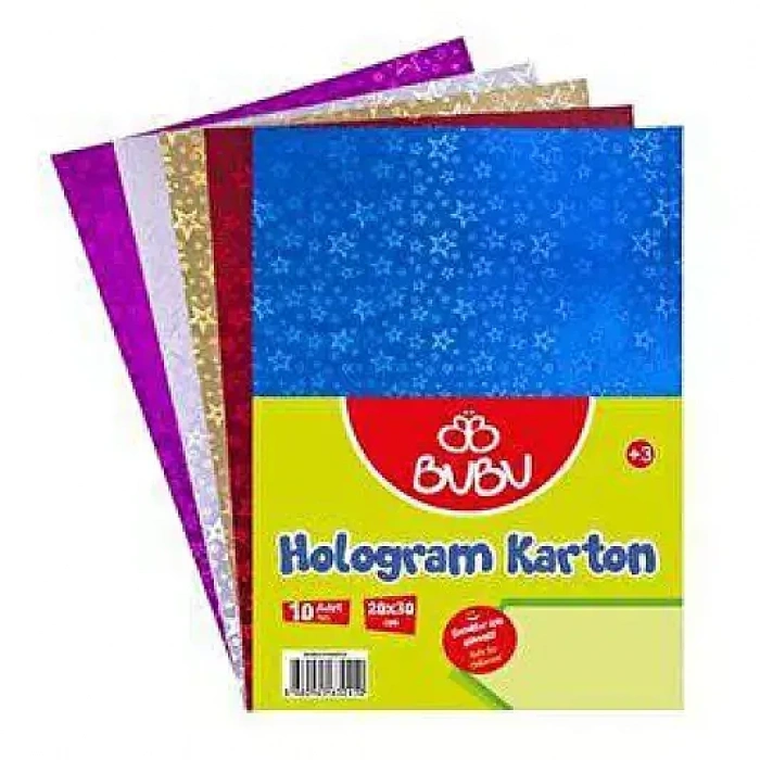 Bu Bu Hologram Karton 20 x 30