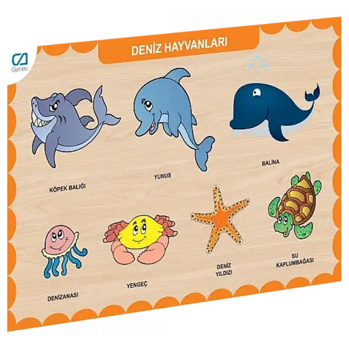 Ca Games Puzzle Deniz Hayvanları