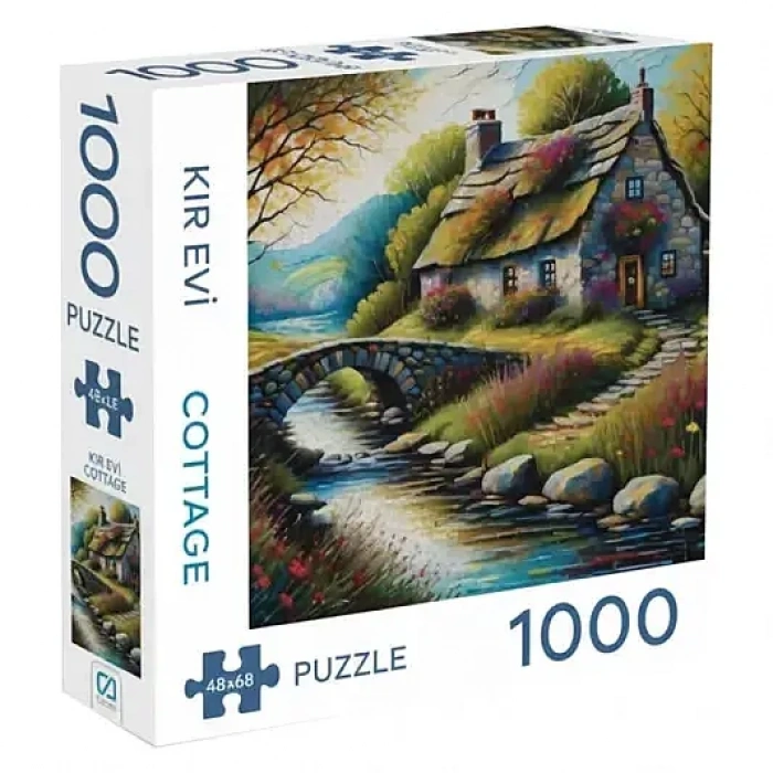 Ca Games Puzzle Kır Evi 1000 Parça