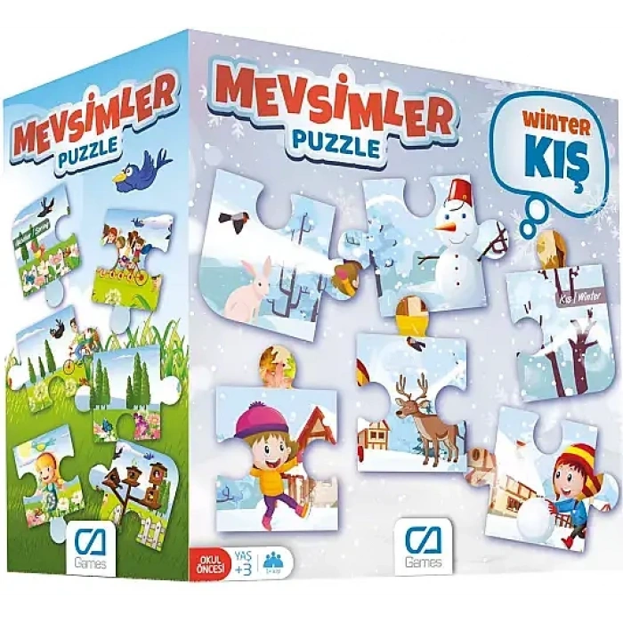 Ca Games Puzzle Mevsimler 50 x 70 cm
