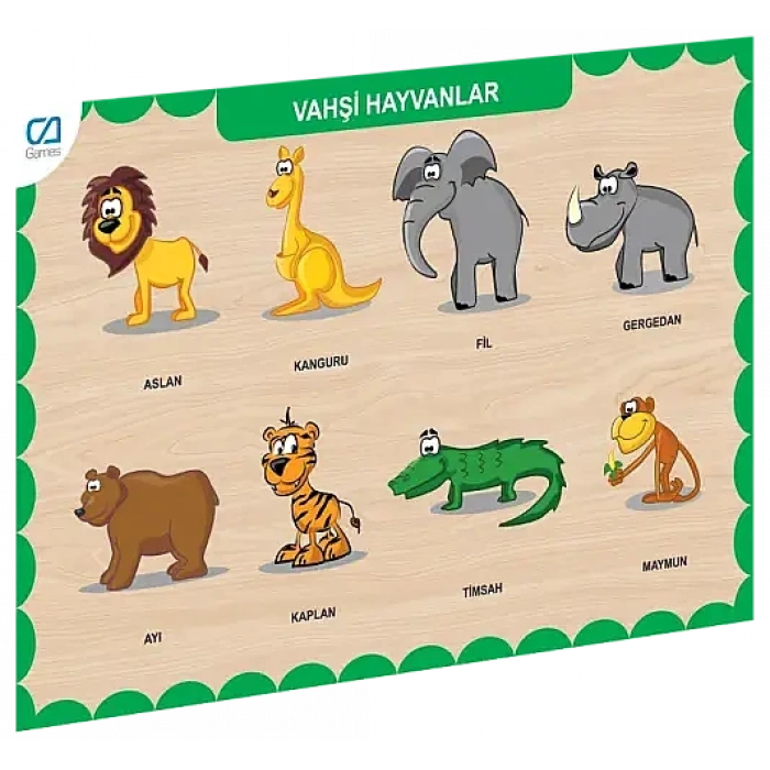 Ca Games Puzzle Vahşi Hayvanlar
