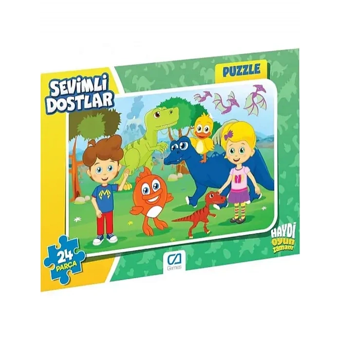 Ca Games Sevimli Dostlar Frame Puzzle 24 Parça