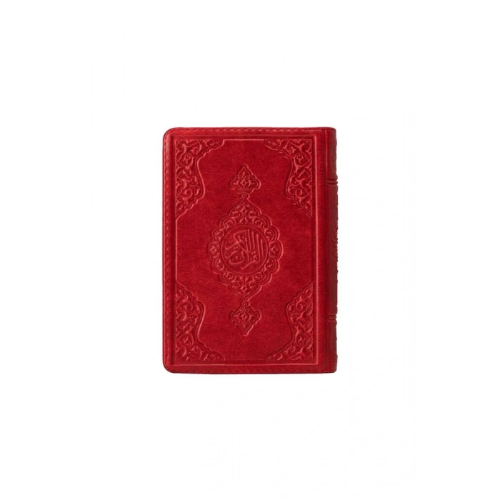 Çanta Boy Kuranı Kerim Kırmızı Kılıflı