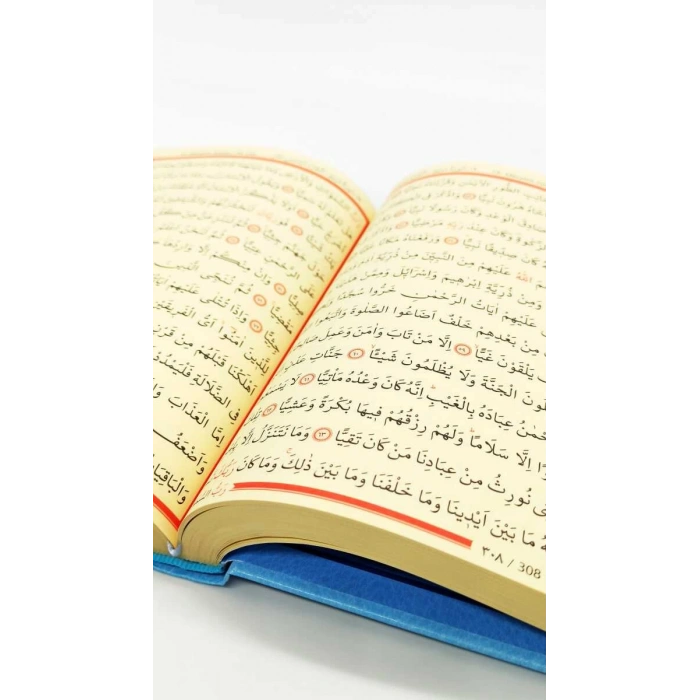 Çanta Boy Kuranı Kerim Mavi Miklepsiz