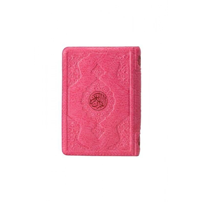 Çanta Boy Kuranı Kerim Pembe Kılıflı