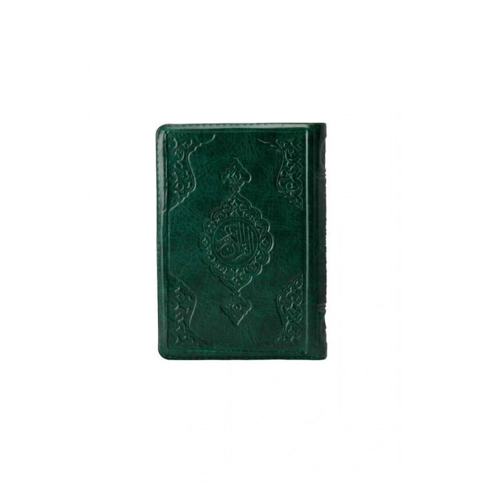 Çanta Boy Kuranı Kerim Yeşil Kılıflı