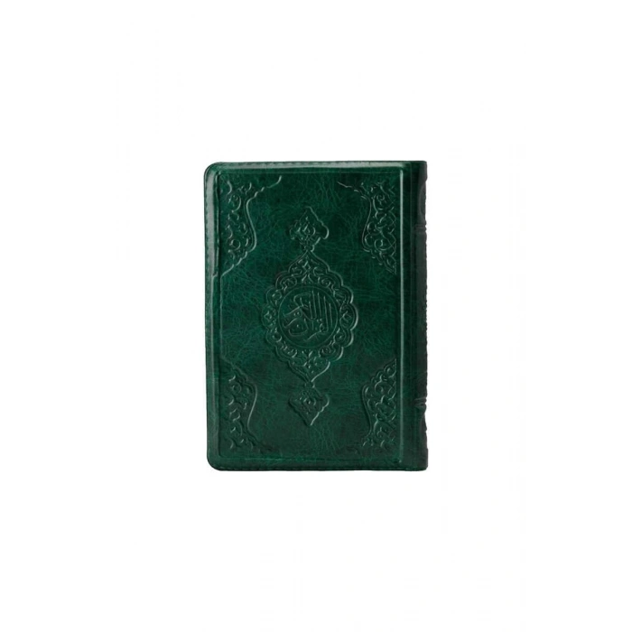 Çanta Boy Kuranı Kerim Yeşil Kılıflı