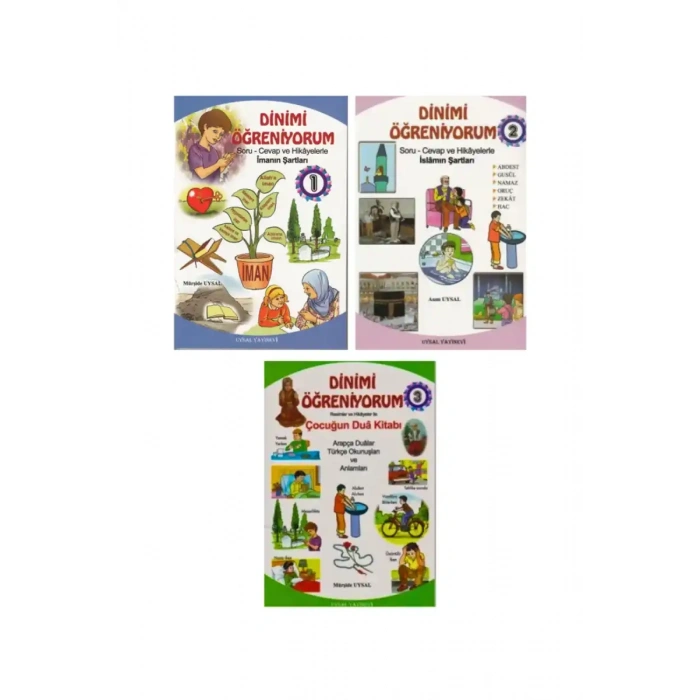 Çocuklar İçin Dinimi Öğreniyorum 3 Cilt Takım