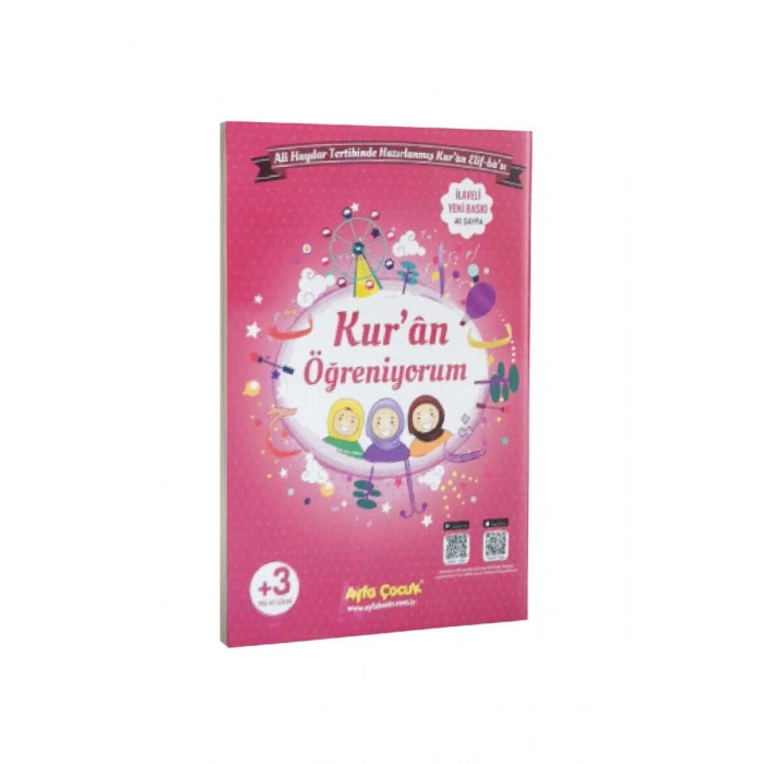 Çocuklar İçin Kuran Öğreniyorum Elifbası Pembe