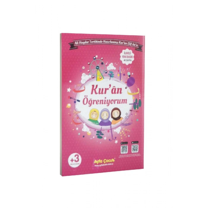 Çocuklar İçin Kuran Öğreniyorum Elifbası Pembe