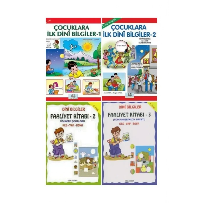 Çocuklar İçin Temel Dini Bilgiler Seti 4 Kitap