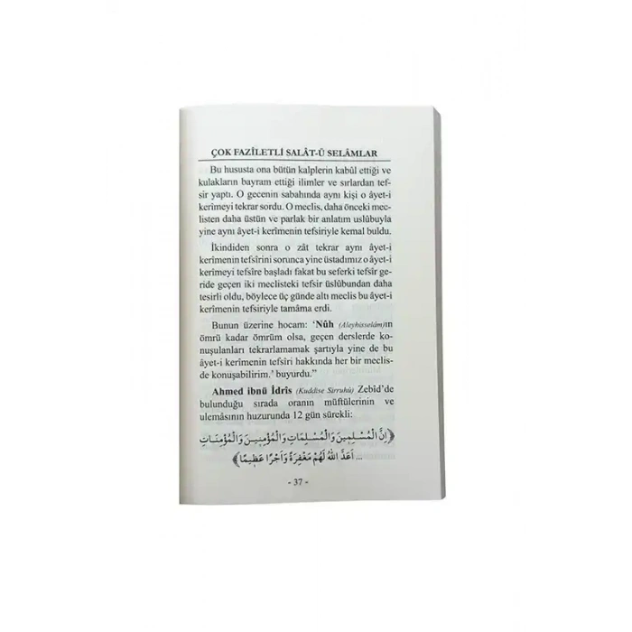 Çok Faziletli Salatü Selamlar