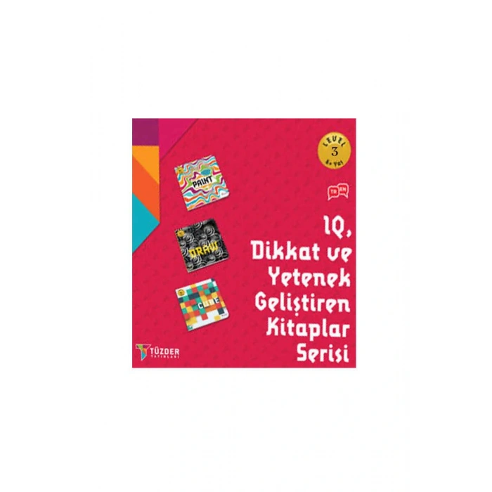 Dikkat ve Yetenek Geliştiren 3 Kitap Set 6+ Yaş Level 3