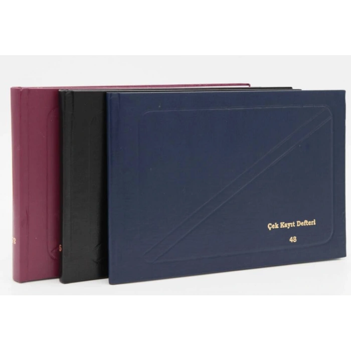 Dilman Çek Kayıt Defteri 12x27 48 Yaprak