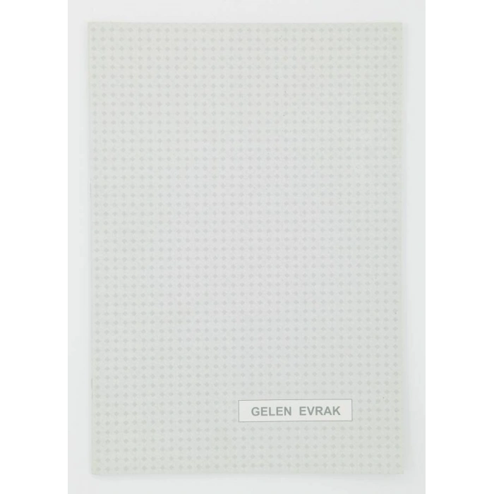 Dilman Gelen Evrak Defteri Karton Kapak