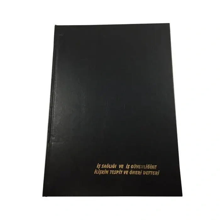 Dilman İş Güvenliği ve İş Sağlığı Tespit Öneri Defteri Karton Kapak