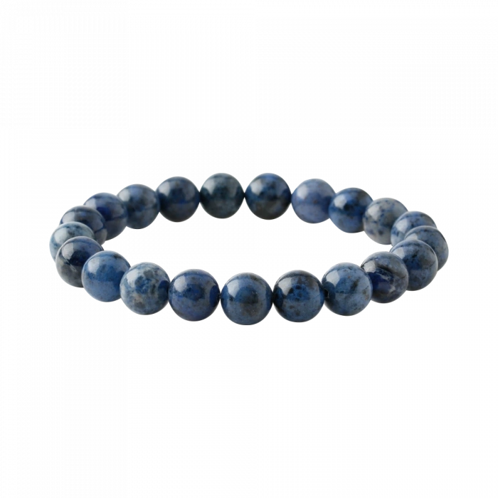 Dumortierit 10mm Doğal Taş Bileklik