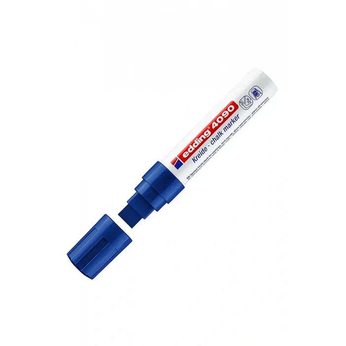 Edding 4090 Likit Tebeşir Kalemi Mavi 4-15 mm