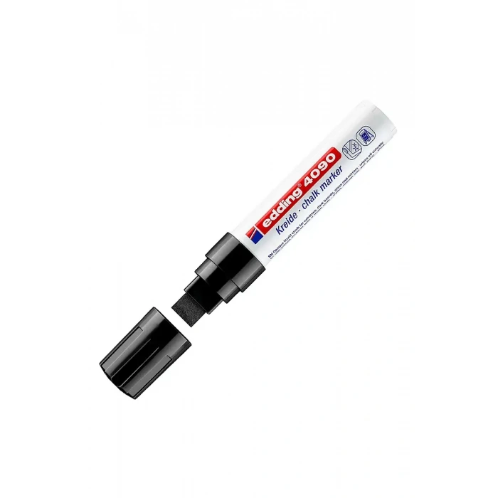 Edding 4090 Likit Tebeşir Kalemi Siyah 4-15 mm