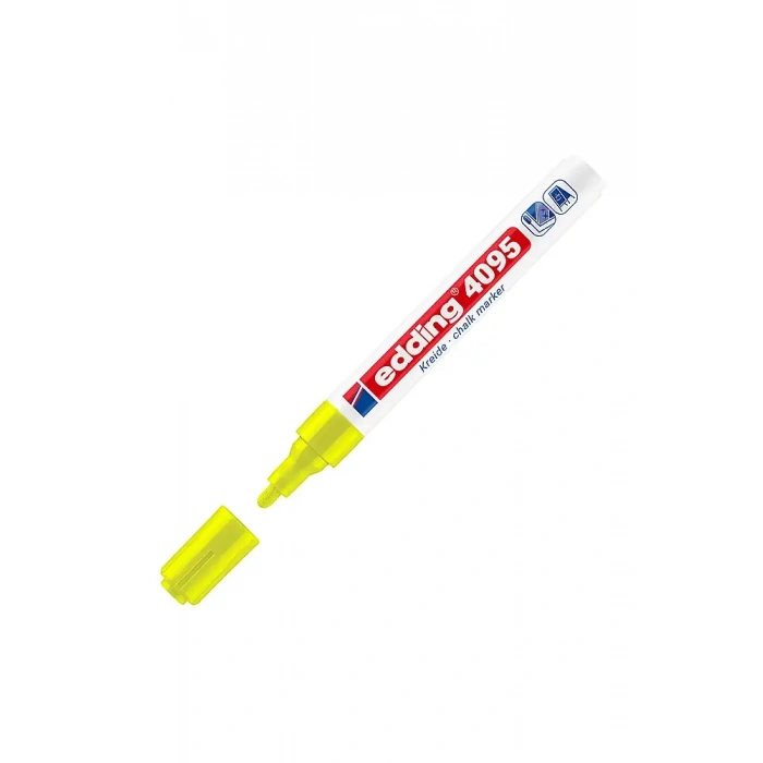 Edding 4095 Likit Tebeşir Kalemi Fosforlu Sarı 2-3 mm