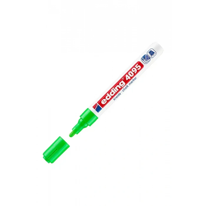 Edding 4095 Likit Tebeşir Kalemi Fosforlu Yeşil 2-3 mm