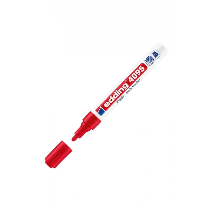 Edding 4095 Likit Tebeşir Kalemi Kırmızı 2-3 mm
