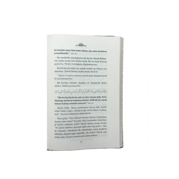 Efendi Babam Ali Haydar Efendi Buyururduki - Deri Cilt