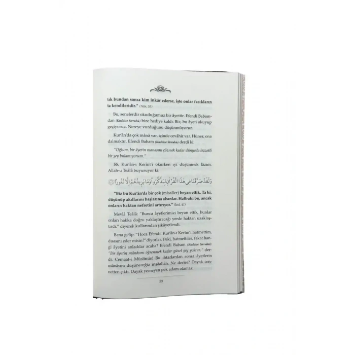 Efendi Babam Ali Haydar Efendi Buyururduki - Deri Cilt