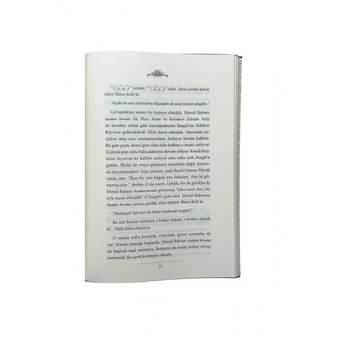 Efendi Babam Ali Haydar Efendi Buyururduki - Deri Cilt