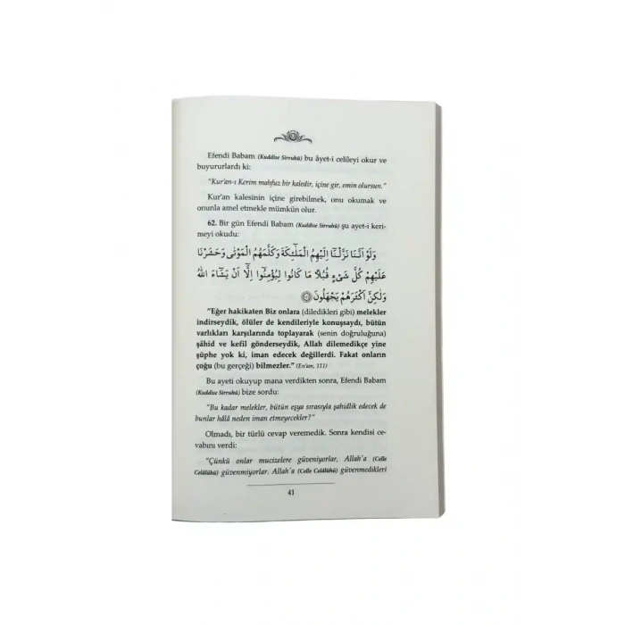 Efendi Babam Ali Haydar Efendi Buyururduki - Karton Kapak
