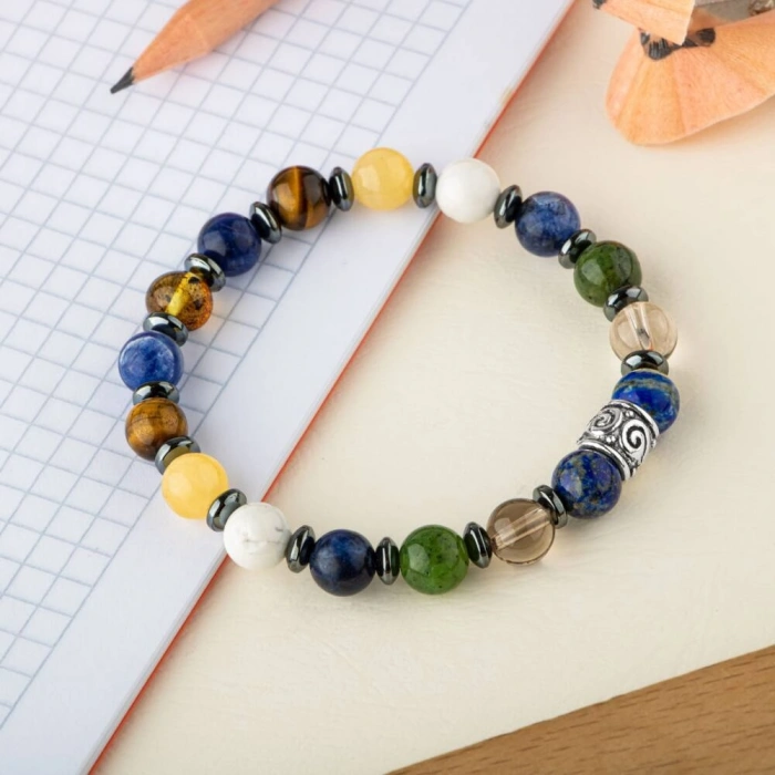 Erkek Öğrenci Doğal Taş Bileklik